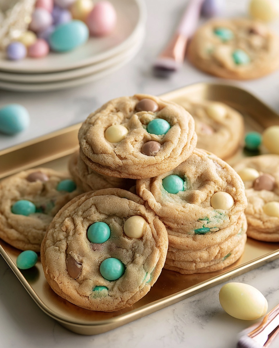 Cadbury Mini Egg Chocolate Chip Cookies Recipe - Recipe Image