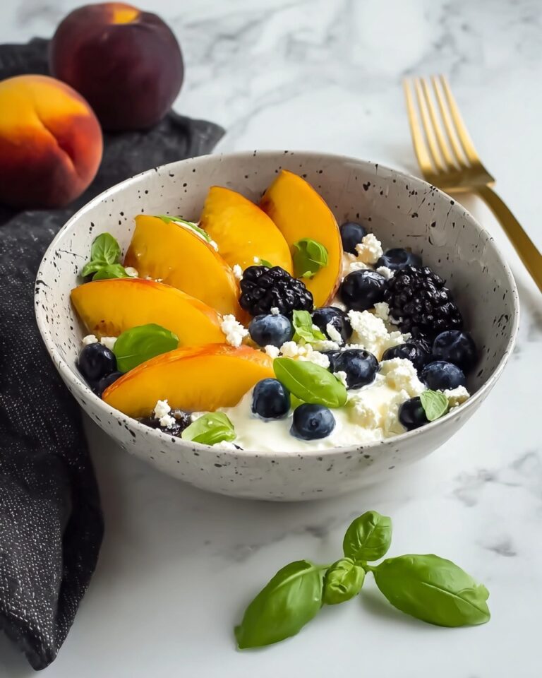 Blueberry Peach Feta Salad Recipe