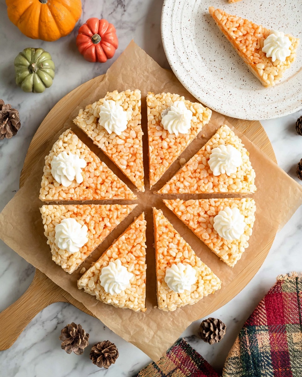 Pumpkin Pie Rice Krispies Treats Recipe - Recipe Image