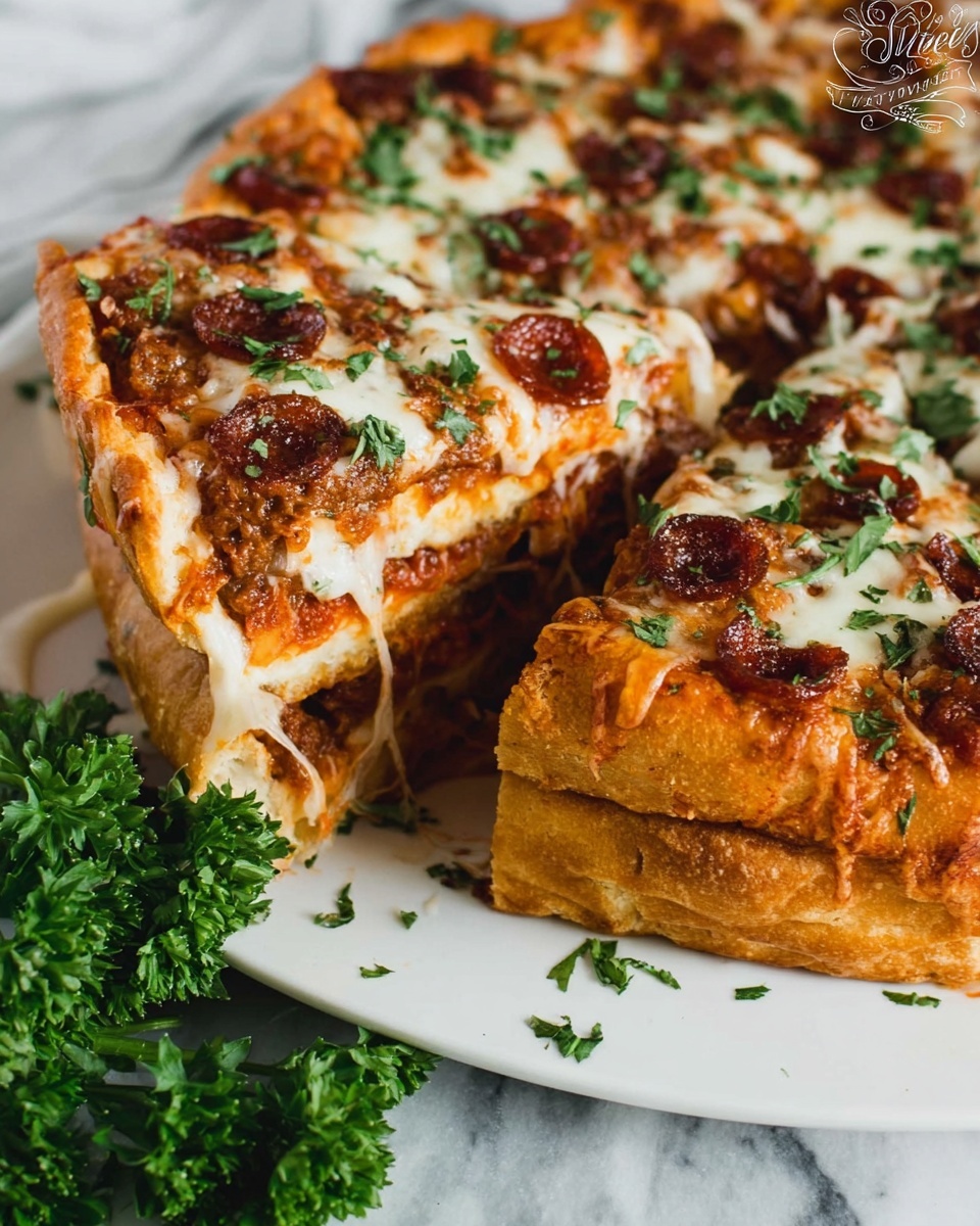 Pull Apart Pizza Bread Recipe - Recipe Image