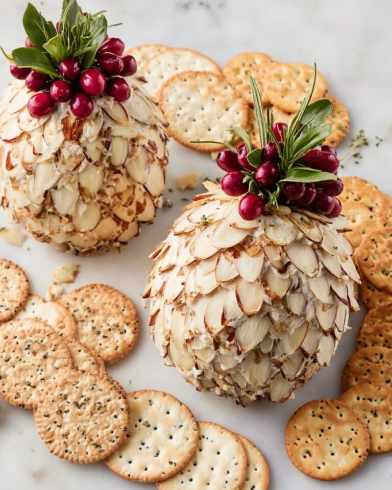 Pinecone Holiday Cheese Ball Recipe