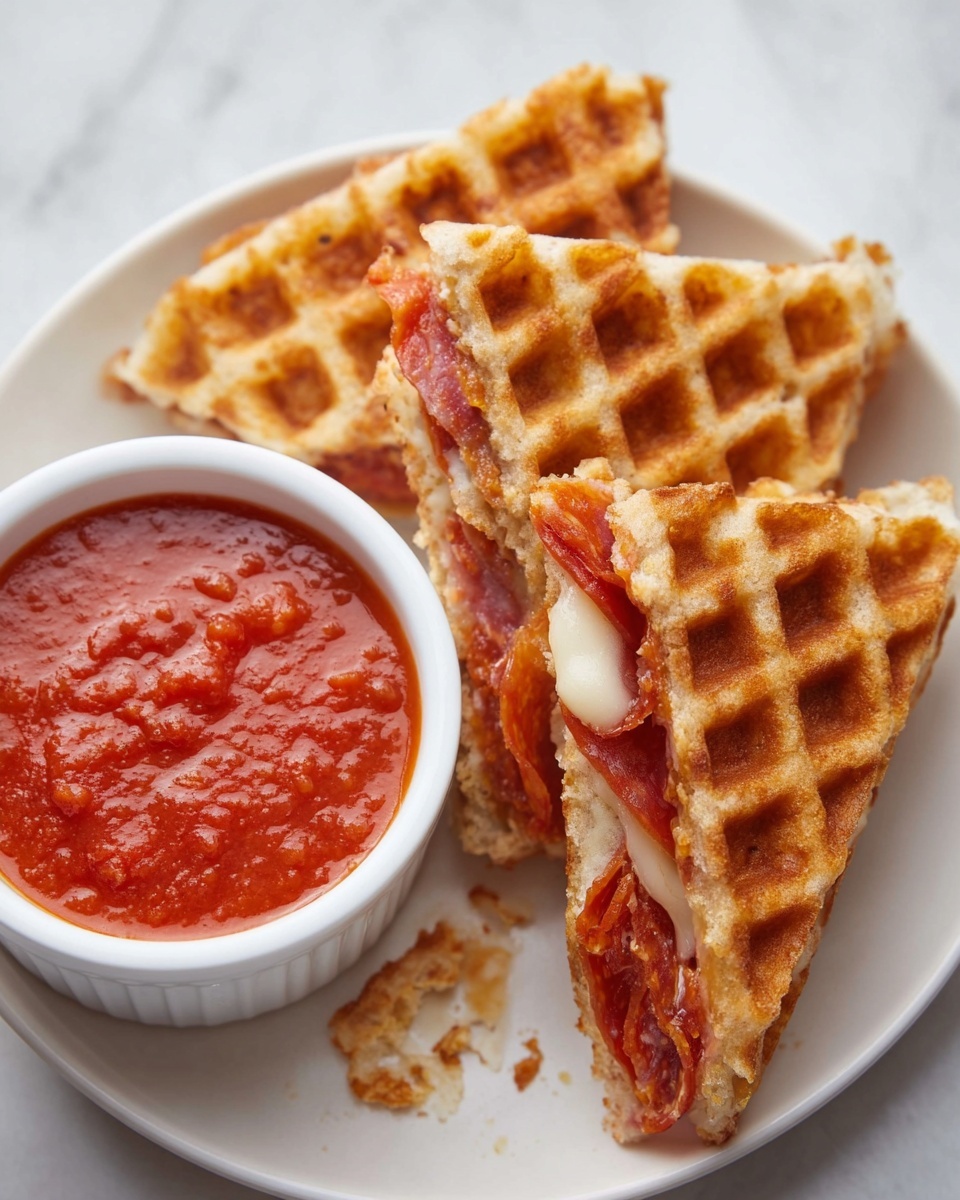 Waffle Pizza Dippers Recipe - Recipe Image