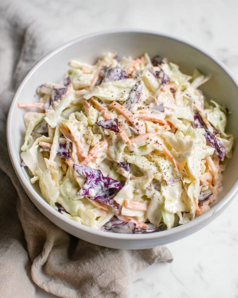 Simple Creamy Coleslaw Recipe