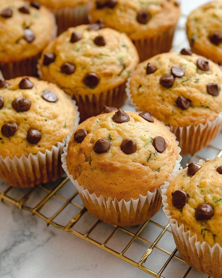 Zucchini Muffins with Chocolate Chips Recipe