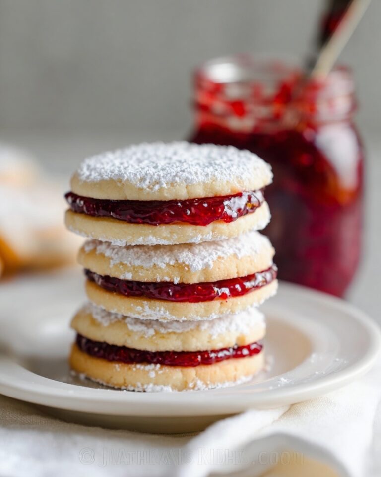 Jam Filled Sandwich Cookies (Zirochki) Recipe