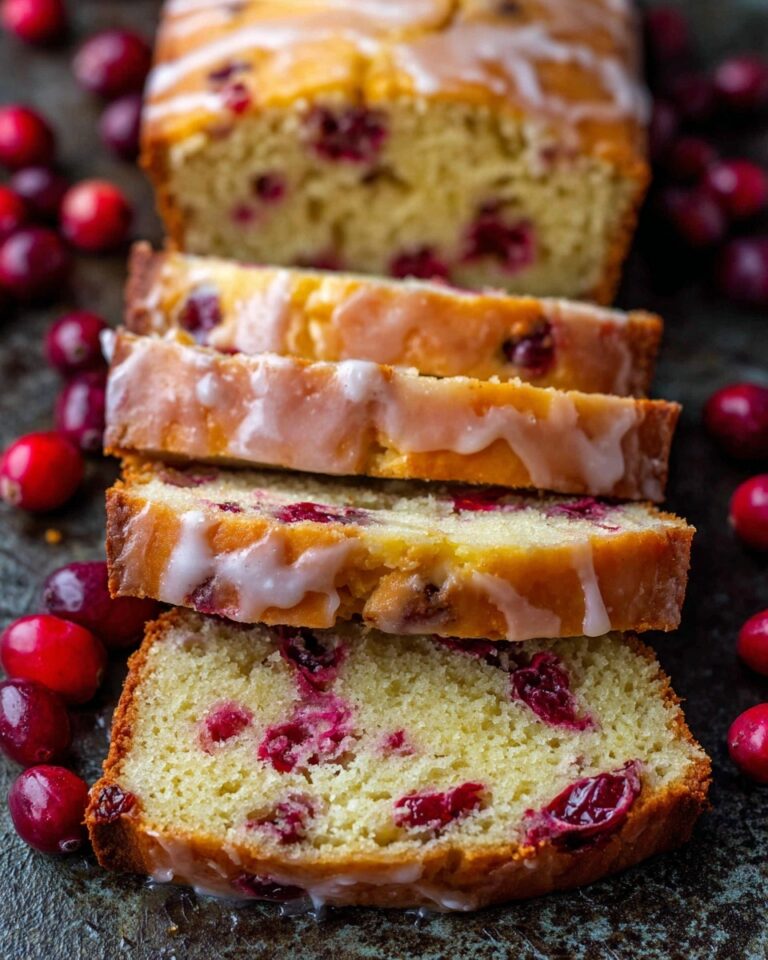 Cranberry Bread with Orange Glaze Recipe