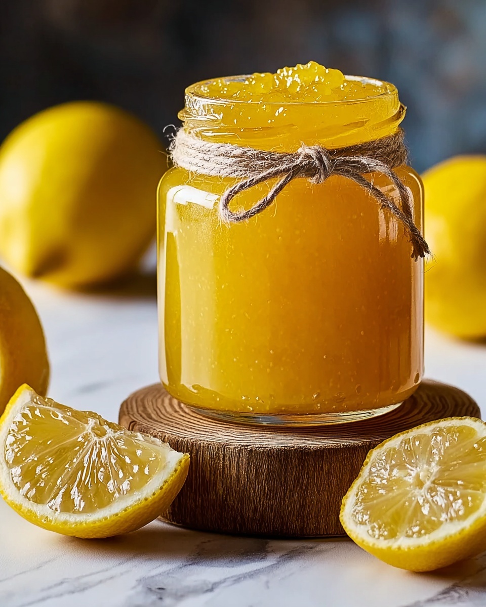 Easy and Zesty Italian Lemon Jam Recipe to Brighten Any Meal Recipe - Recipe Image