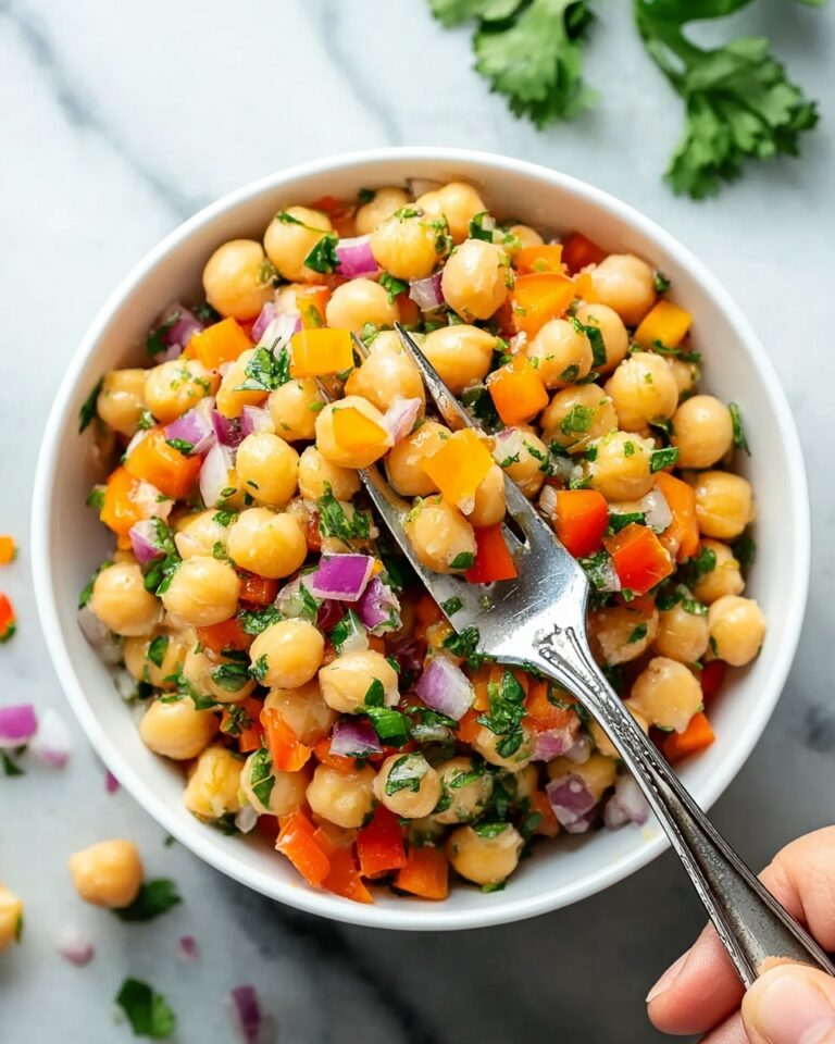 Mango Chickpea Salad with Lime Dressing and Crispy Roasted Tofu Recipe