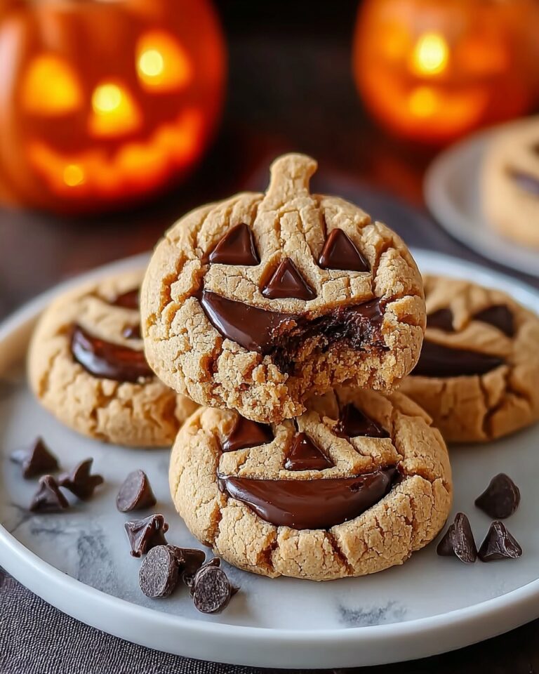 Spooky and Sweet Chocolate Filled Jack Lantern Cookies: A Must-Try Halloween Treat Recipe