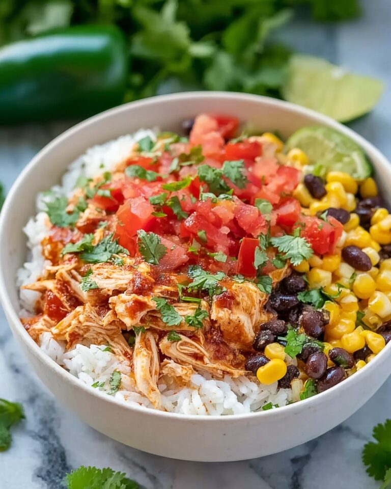 Crockpot Southwest Chicken Burrito Bowls Recipe