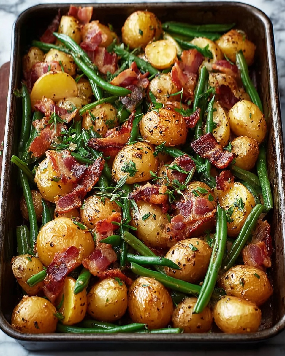 Country Ranch Green Beans and Potatoes Recipe - Recipe Image