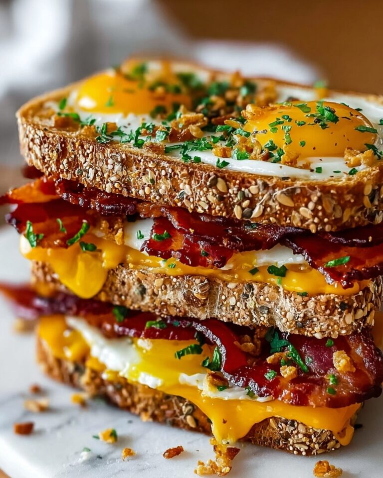 Bacon and Egg Breakfast Grilled Cheese Recipe