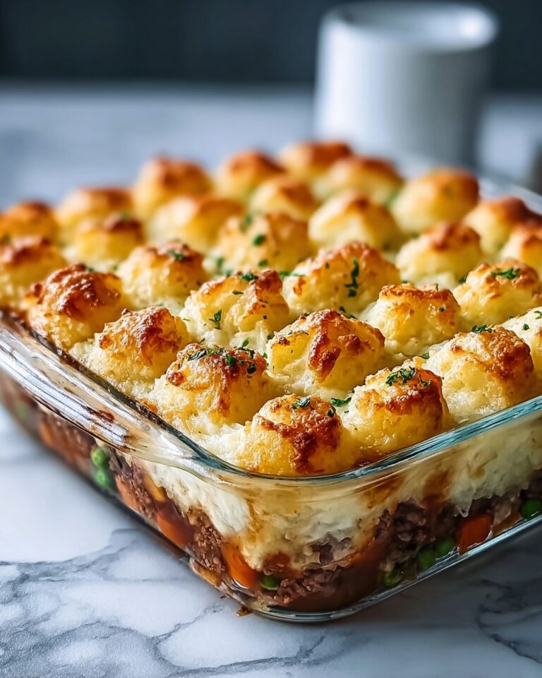 Shepherd’s Pie Tater Tot Casserole Recipe