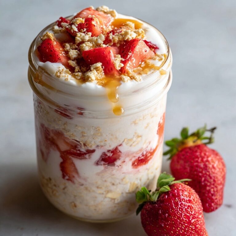 Strawberry Shortcake Overnight Oats Recipe