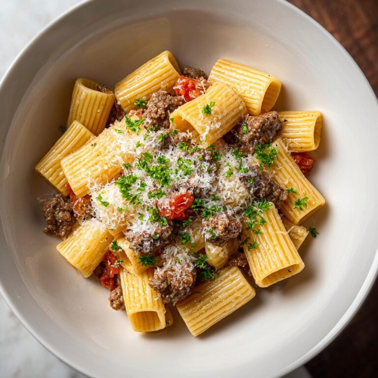 Sweet Italian Sausage Rigatoni Recipe