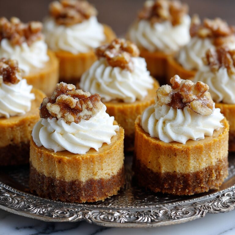 Mini Pumpkin Cheesecake Bites Recipe
