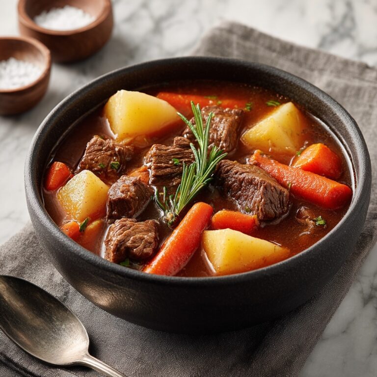 Hearty Beef Stew with Root Vegetables Recipe