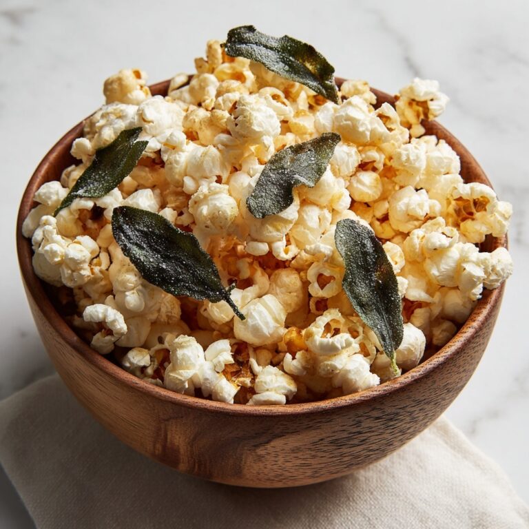 Brown Butter Sage Popcorn Recipe