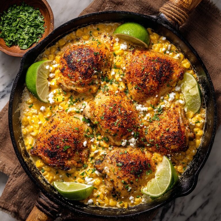 Mexican Street Corn Baked Chicken: One-Pan Fiesta Recipe