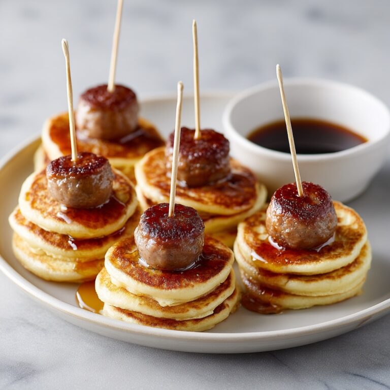 Sausage Pancake Skewers: Sweet & Savory Breakfast-on-a-Stick Recipe