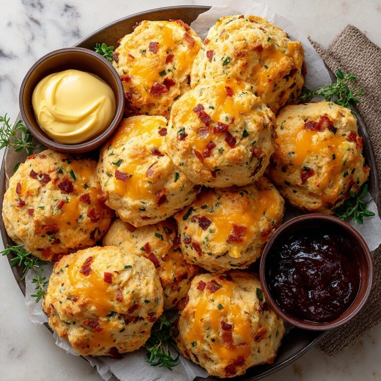 Savory Cheddar Bacon and Herb Parmesan Scones Recipe