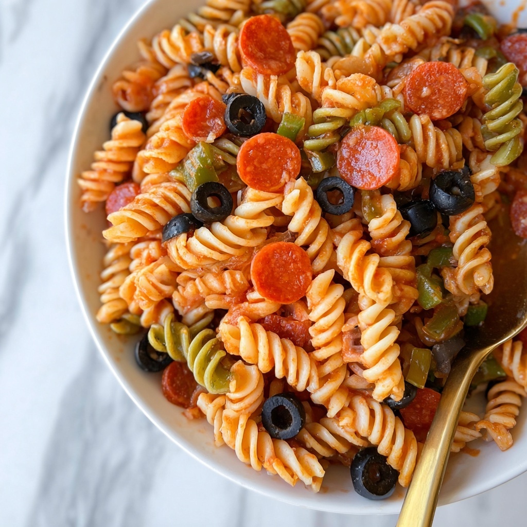 Pizza Pasta Salad Recipe - Recipe Image