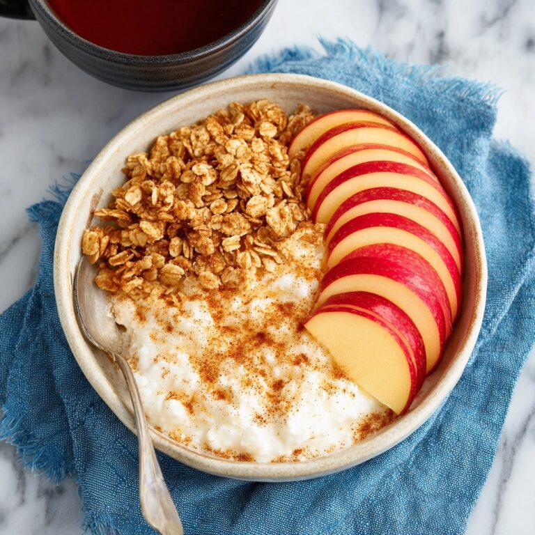 Cinnamon Apple Cottage Cheese Bowl Recipe