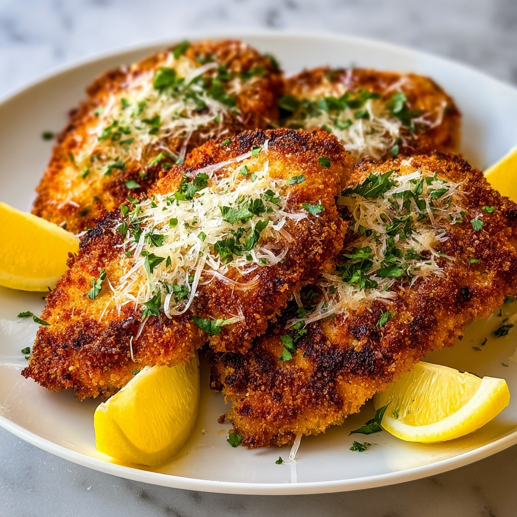 Crispy Herb-Infused Parmesan-Crusted Chicken Recipe - Recipe Image