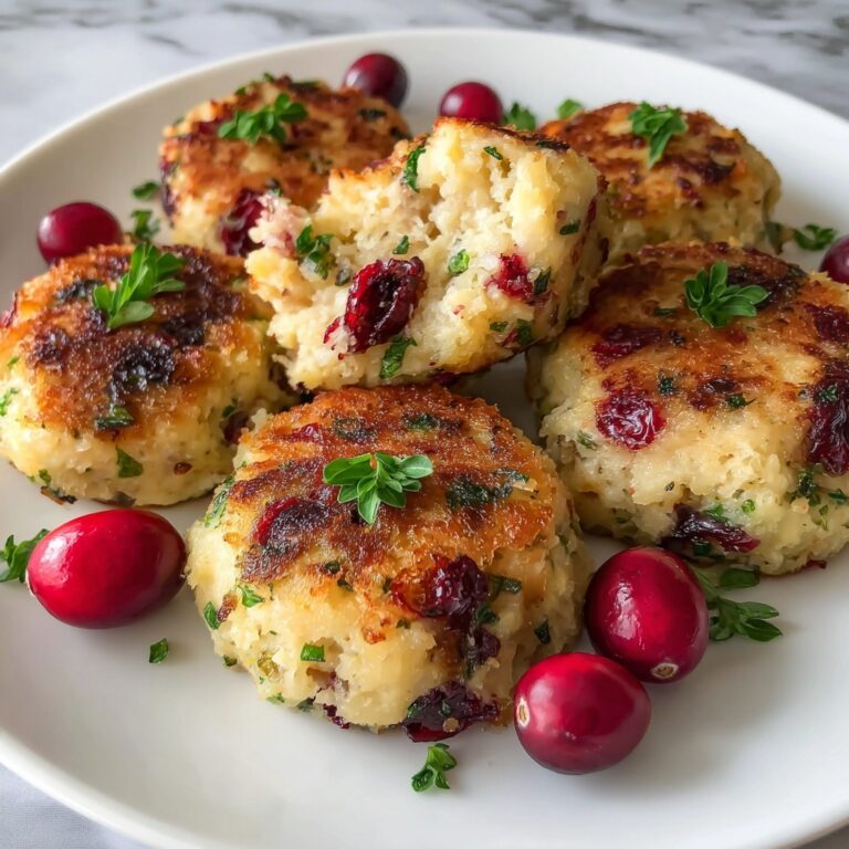 Cranberry & Turkey Stuffing Balls Recipe