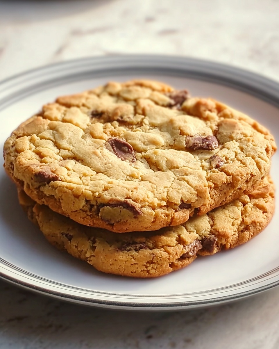 Lazy No-Bake Peanut Butter and Chocolate Oat Cookies Recipe - Recipe Image