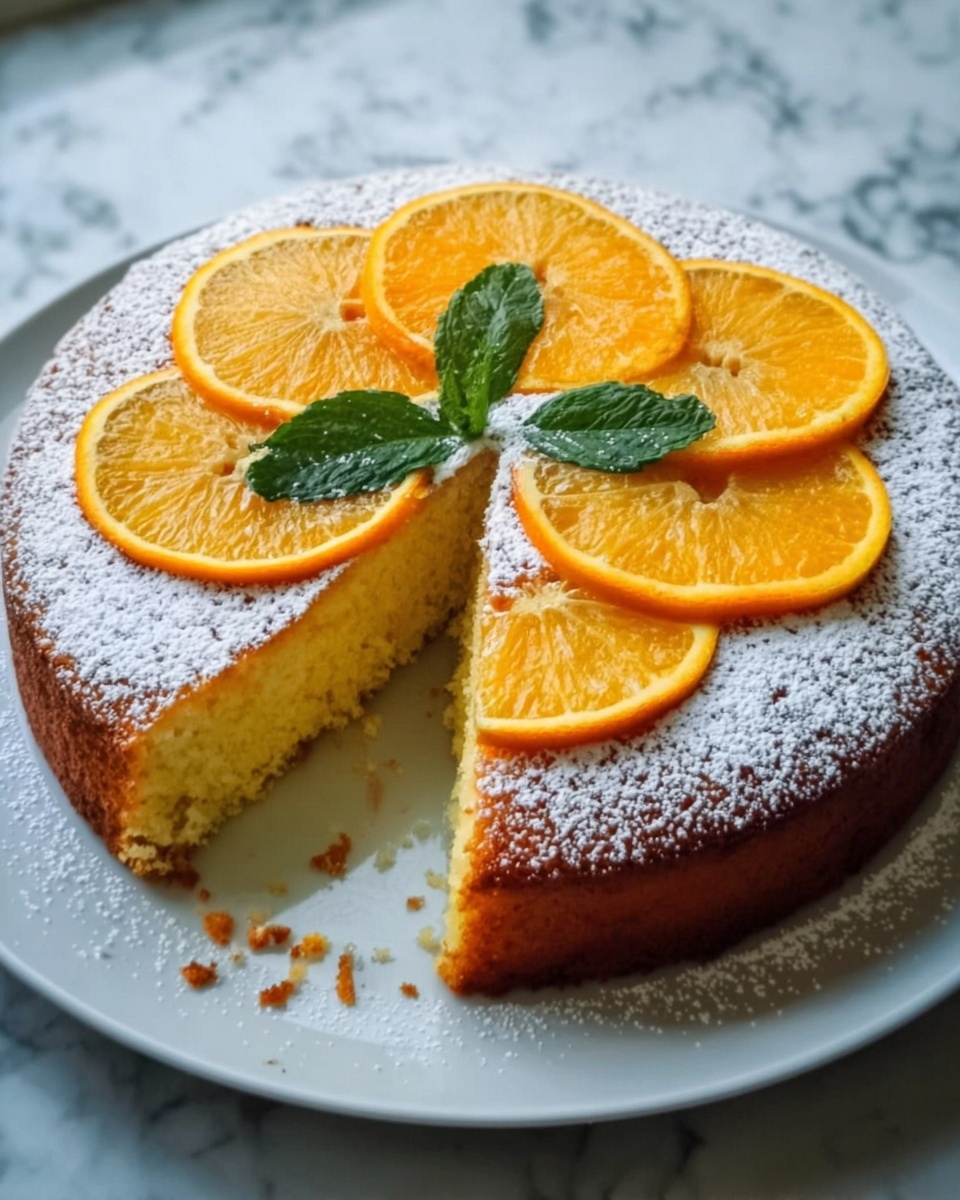 Orange Cardamom Olive Oil Cake Recipe - Recipe Image