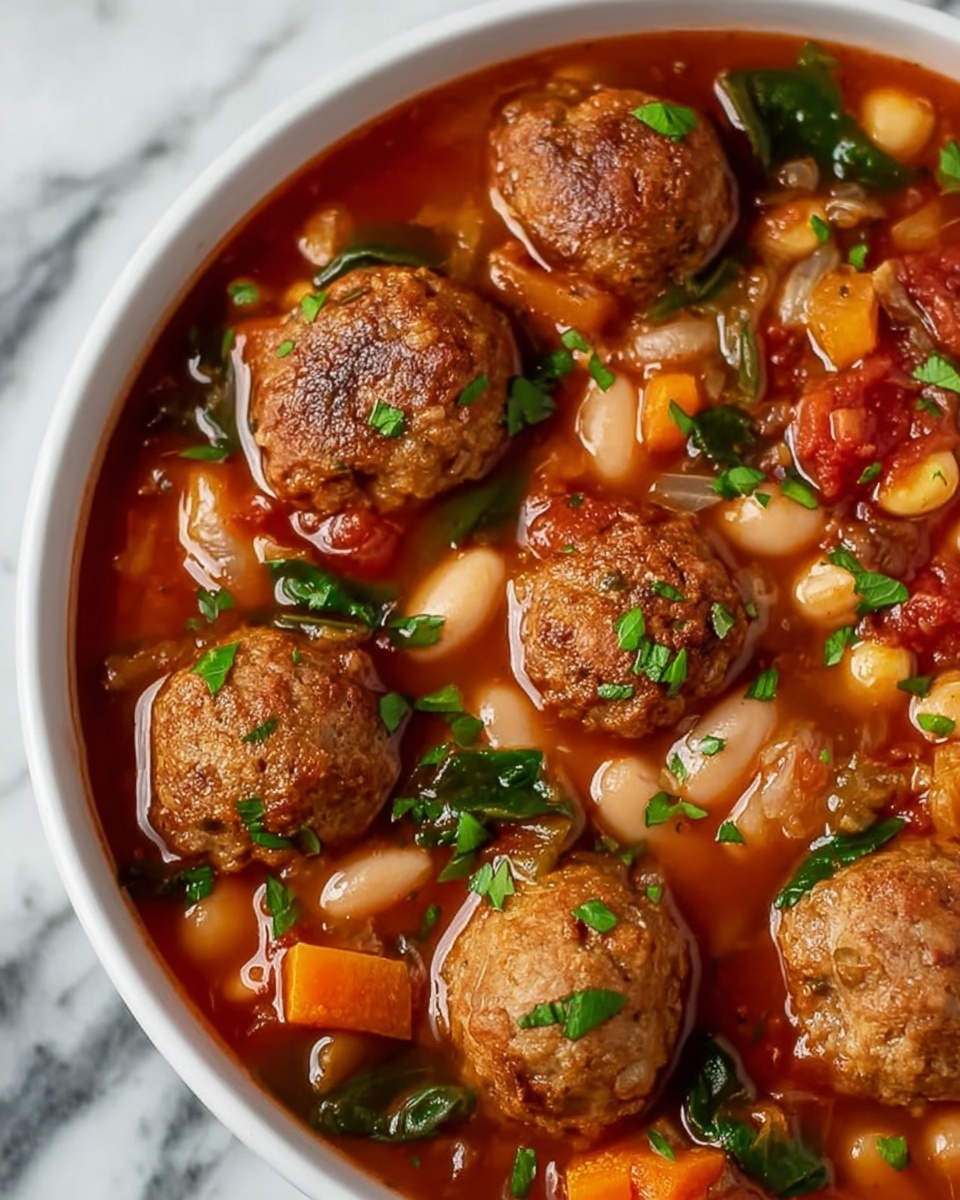Italian Meatball Soup Recipe - Recipe Image