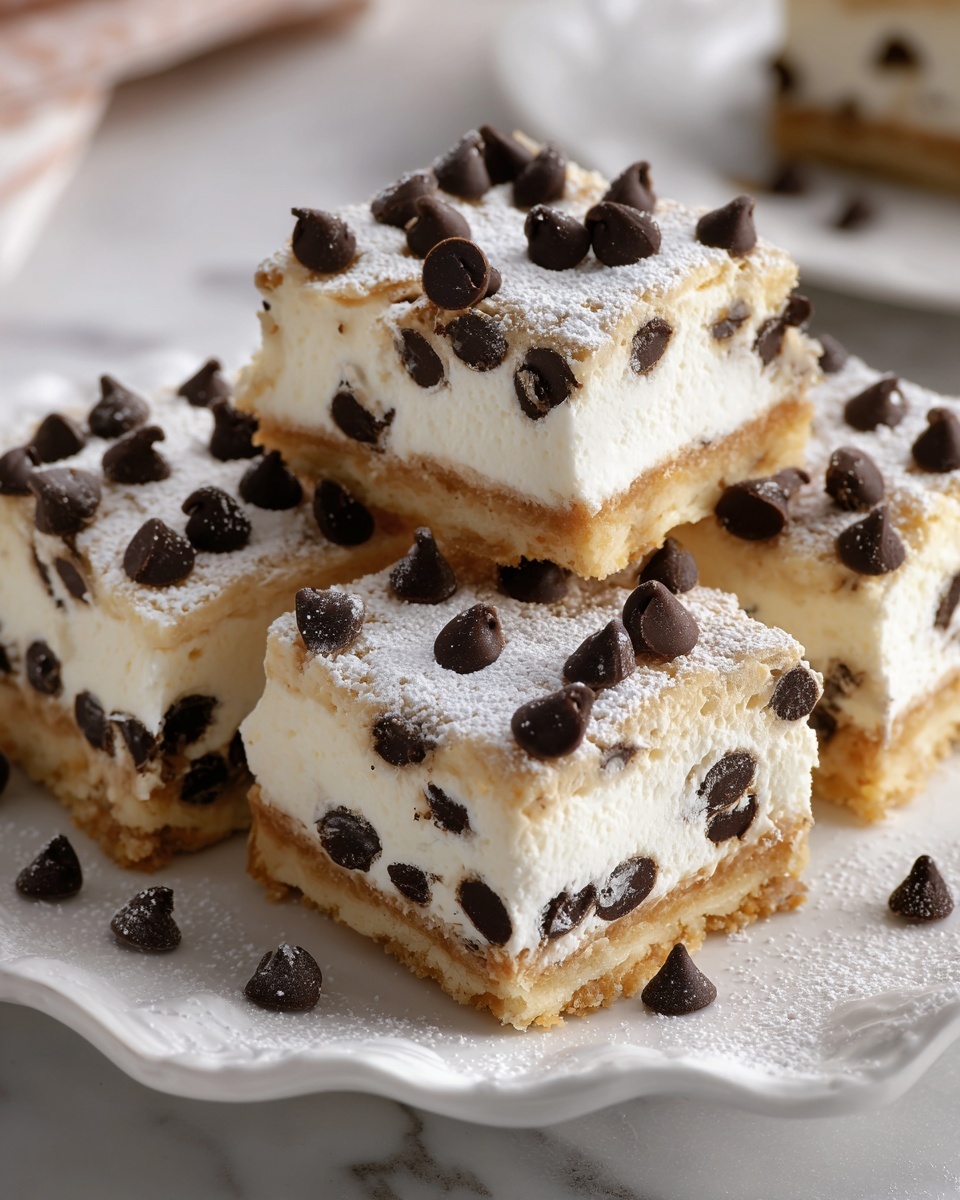 Classic Cannoli Squares Recipe - Recipe Image