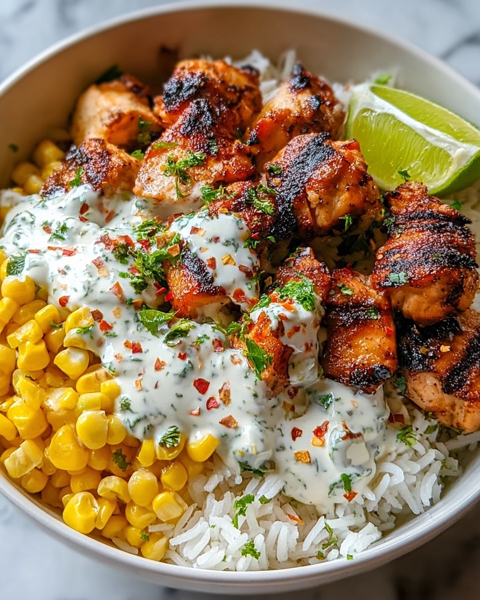 Street Corn Chicken Rice Bowl Recipe - Recipe Image