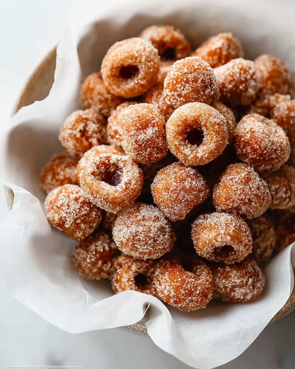 Mini Doughnut Hot Buttered Cheerios Recipe - Recipe Image