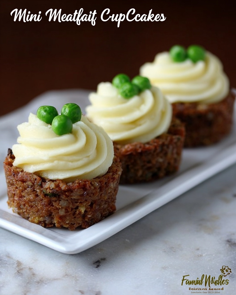 Mini Meatloaf Cupcakes Recipe - Recipe Image