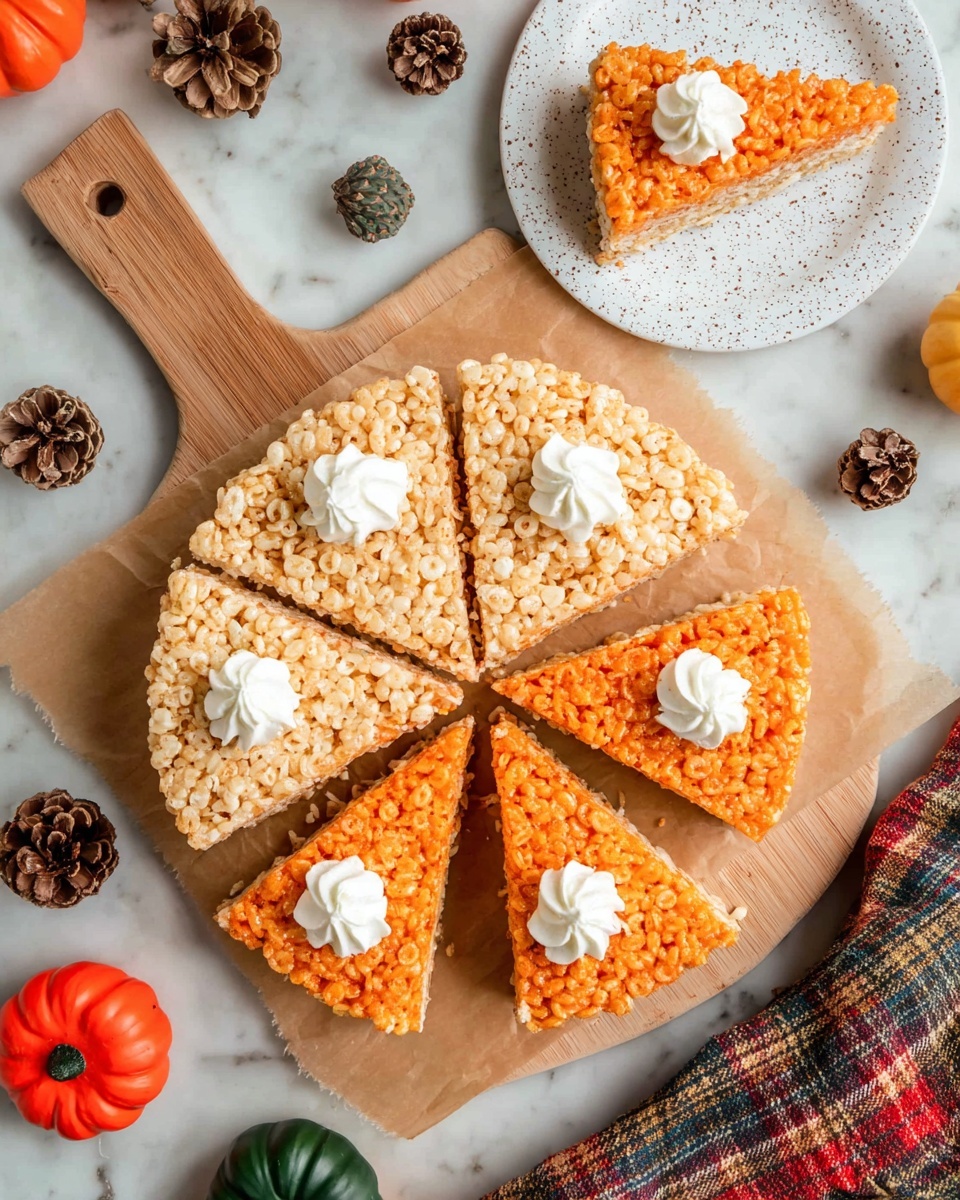 Pumpkin Pie Rice Krispies Treats Recipe - Recipe Image