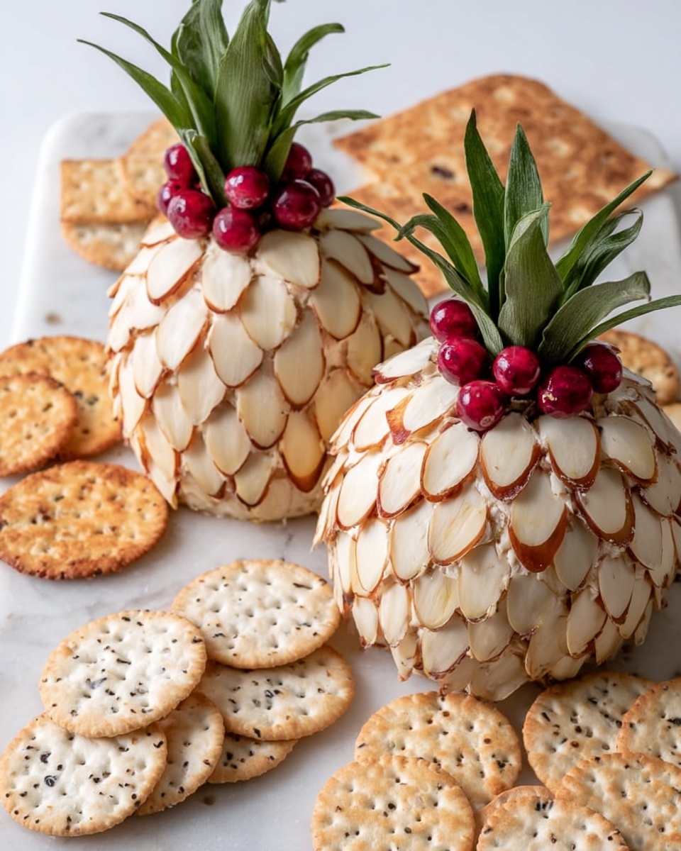 Pinecone Holiday Cheese Ball Recipe - Recipe Image