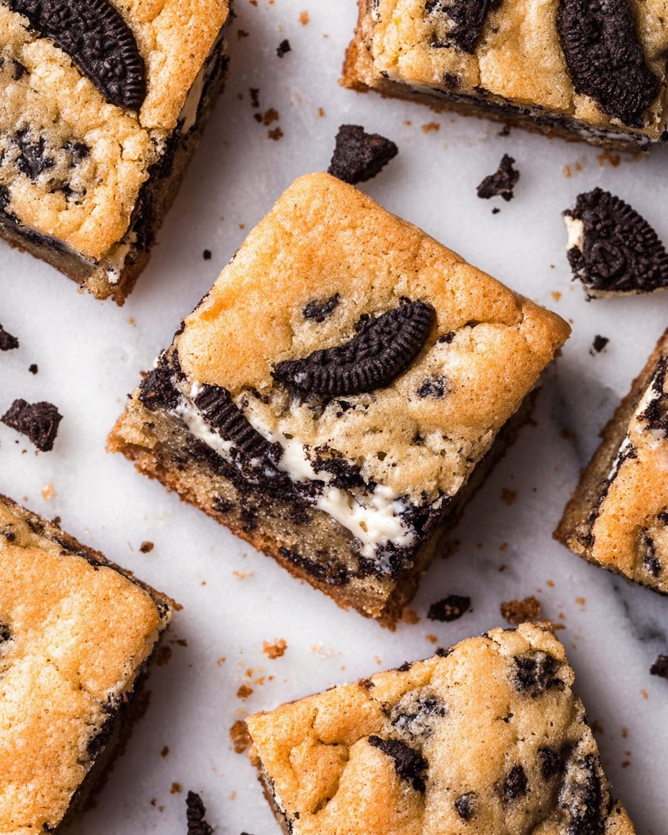 Cookies and Cream Blondies Recipe - Recipe Image