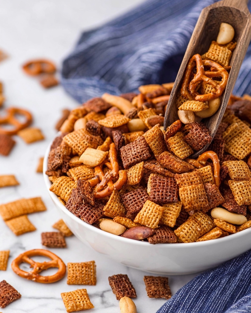Classic Slow Cooker Chex Mix Recipe - Recipe Image