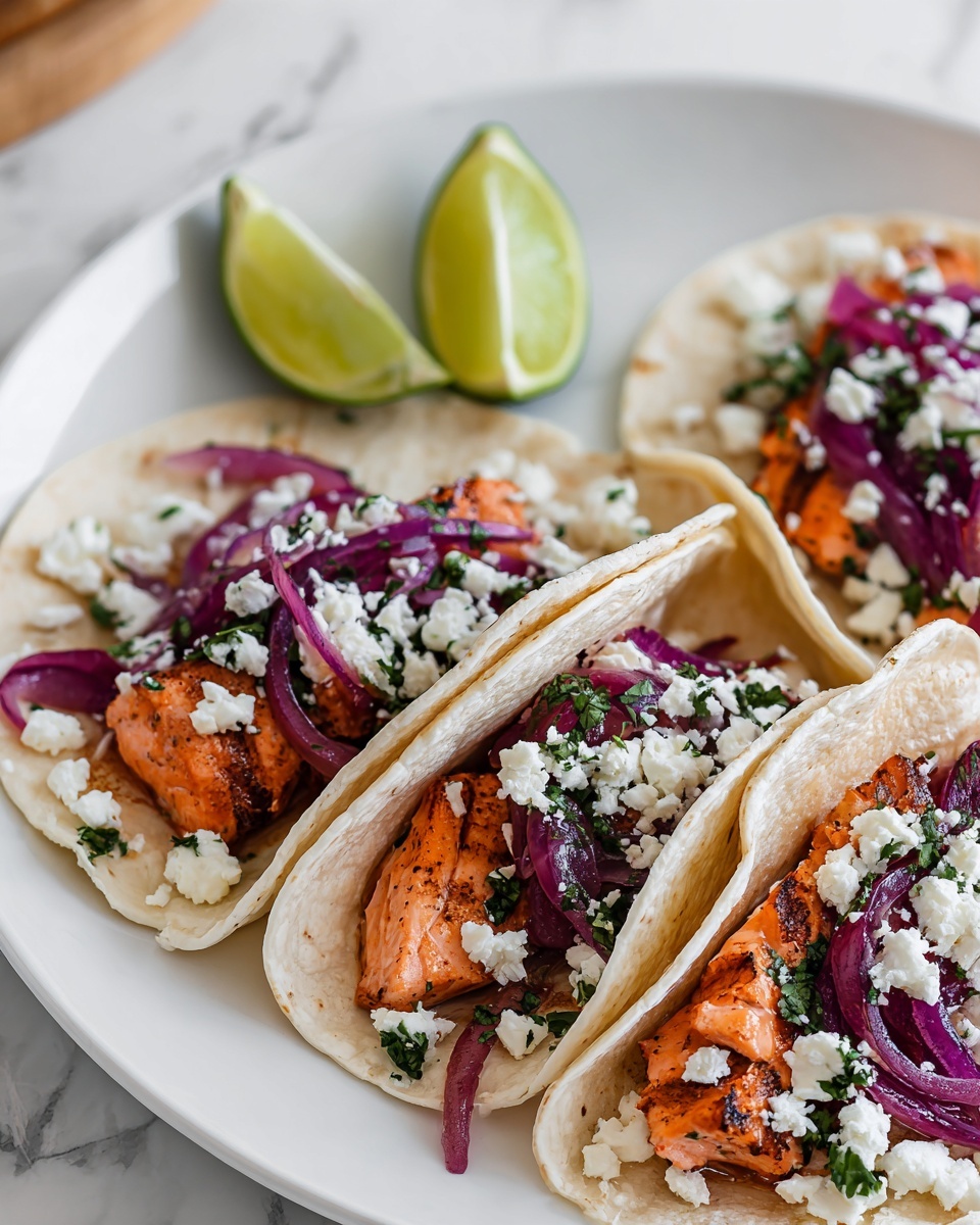 Grilled Salmon Tacos Recipe - Recipe Image