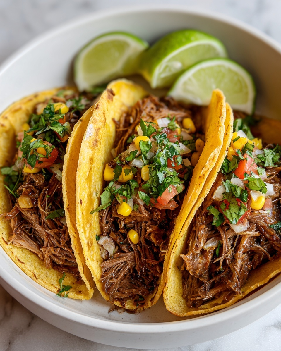 Shredded Beef Tacos Recipe - Recipe Image