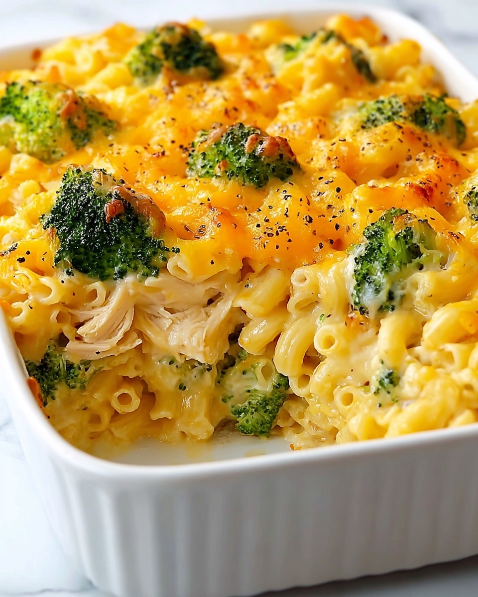Creamy Broccoli Chicken Mac and Cheese Recipe - Recipe Image