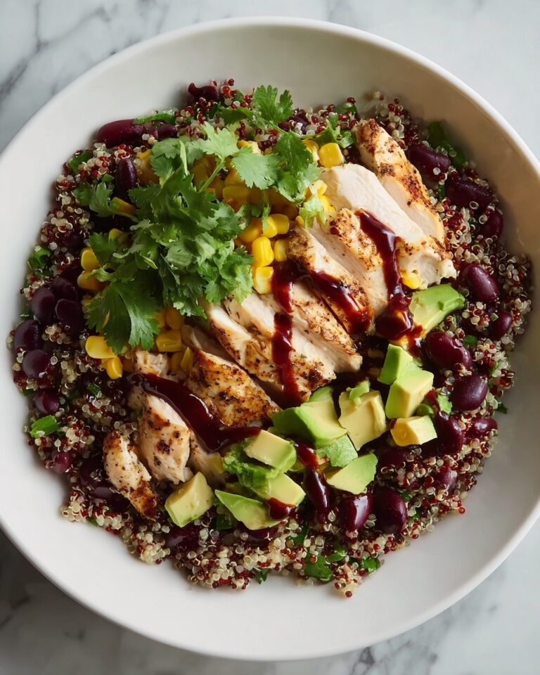 Healthy BBQ Chicken Quinoa Salad Recipe