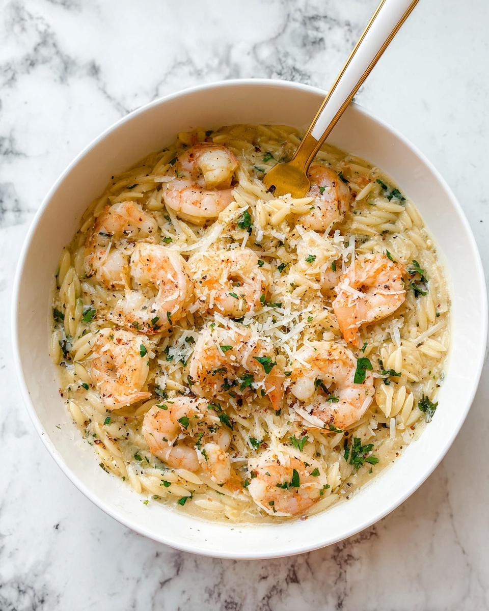 Shrimp Scampi Orzo Recipe - Recipe Image