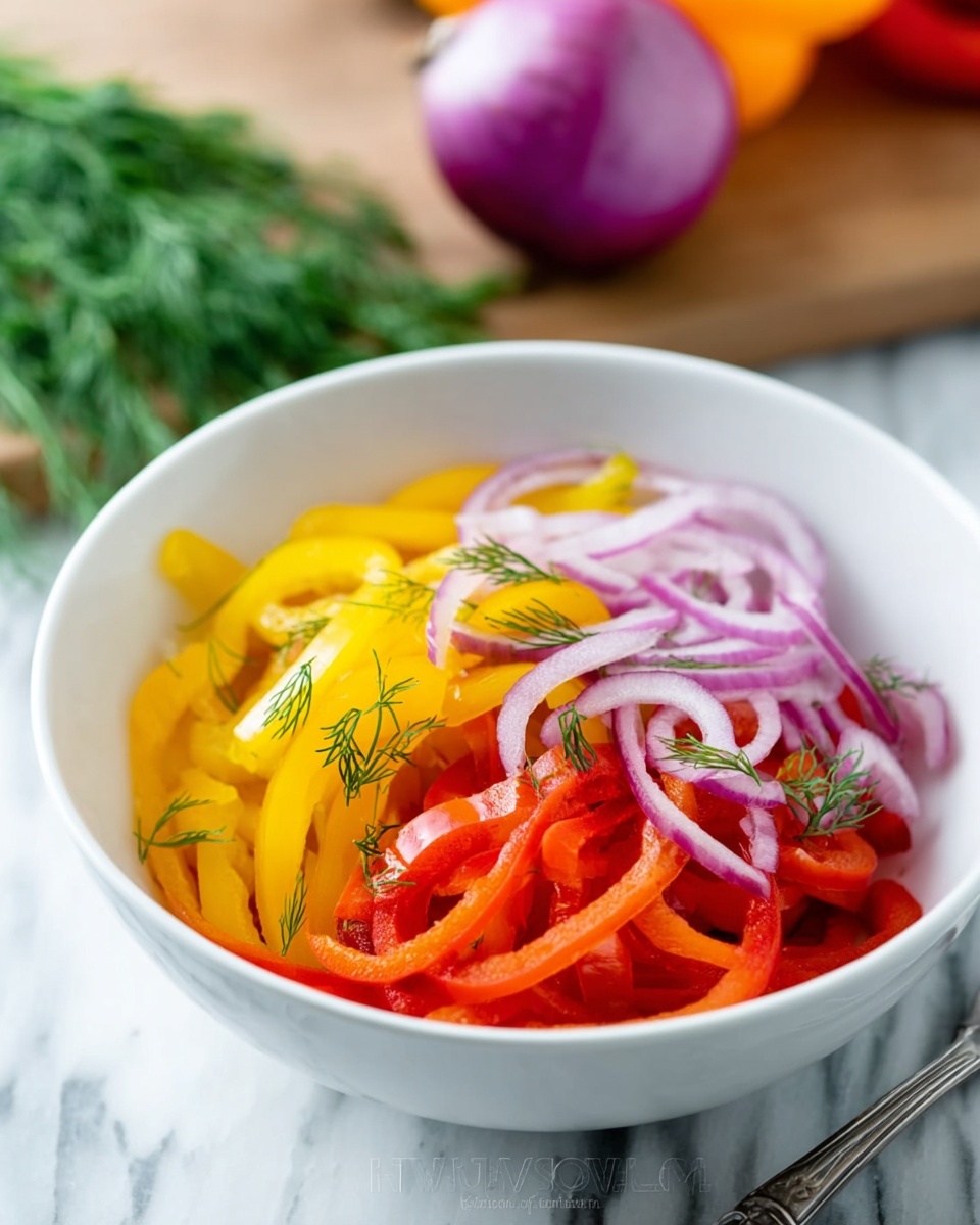 Zesty Mini Bell Pepper Salad Recipe - Recipe Image