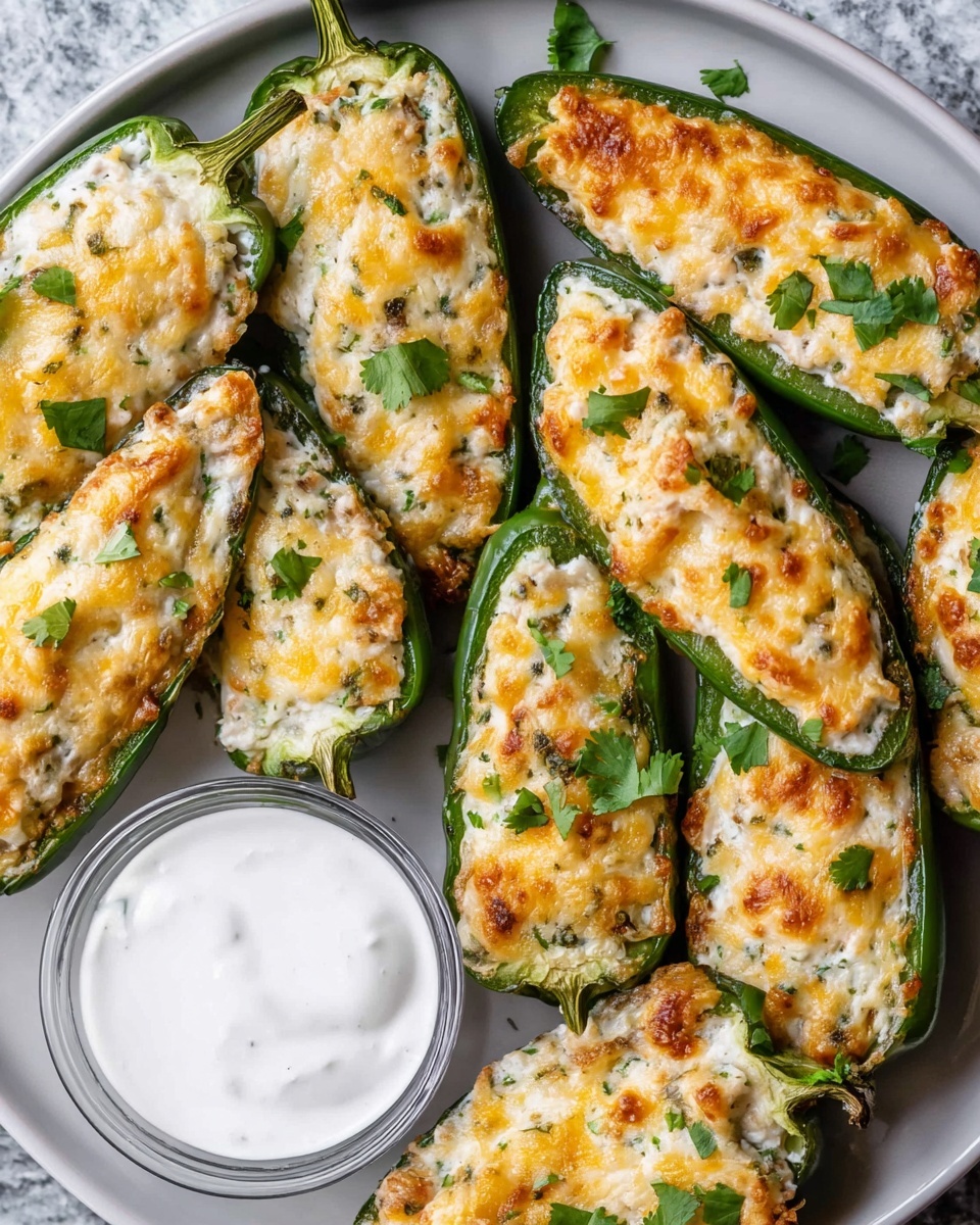 Baked Jalapeno Poppers with Cream Cheese, Bacon, and Cheddar Recipe - Recipe Image