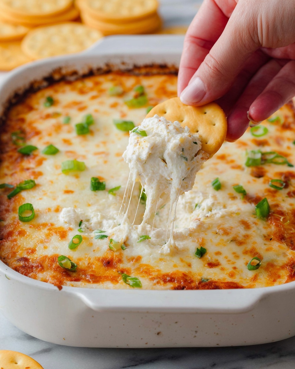 Creamy Crab Dip with Mozzarella and Chives Recipe - Recipe Image