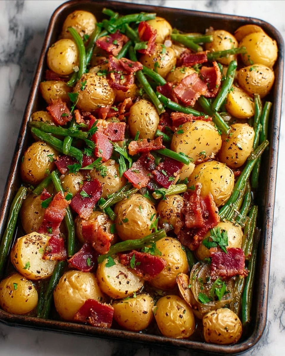 Country Ranch Green Beans and Potatoes Recipe - Recipe Image