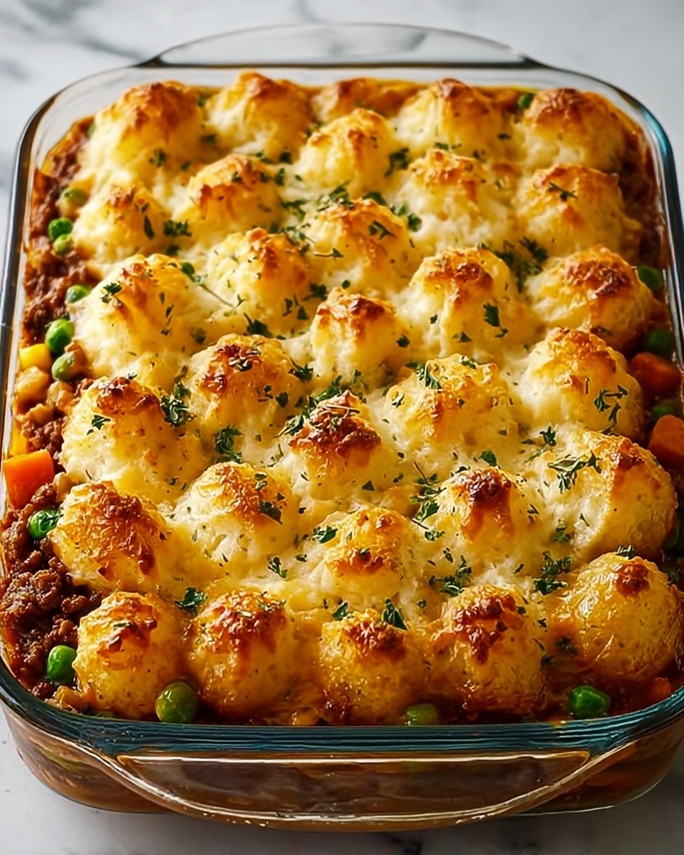 Shepherd’s Pie Tater Tot Casserole Recipe - Recipe Image